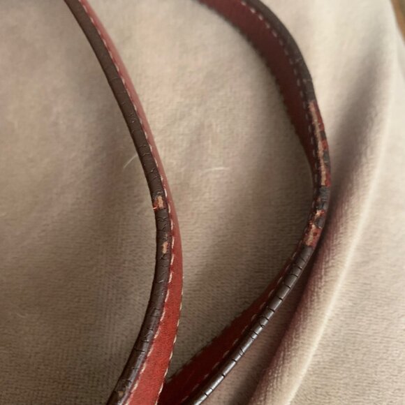 COACH Classic RED Leather Gallery East West Tote F12525 Satchel w/ Hang Tag Fob - Picture 16 of 16